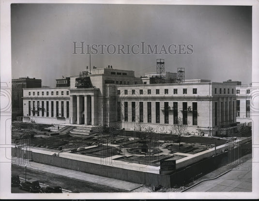 1937 New Federal Building construction in Wash DC-Historic Images