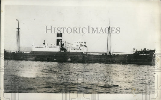 1932 Press Photo The Steamer Wauregan , sister ship of Vincent - Historic Images