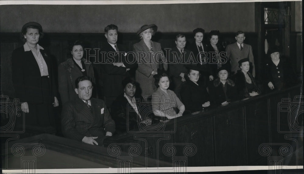 1944 Press Photo Mr Kelly,Mrs Wooley,Mrs Burry,Mrs Williams,Mrs Hieber-Historic Images