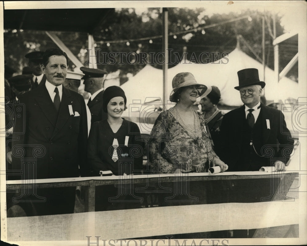 1930 Press Photo Wash DC Sue Pollard, Mrs Dolly Gann, Va Gov John Pollard - Historic Images