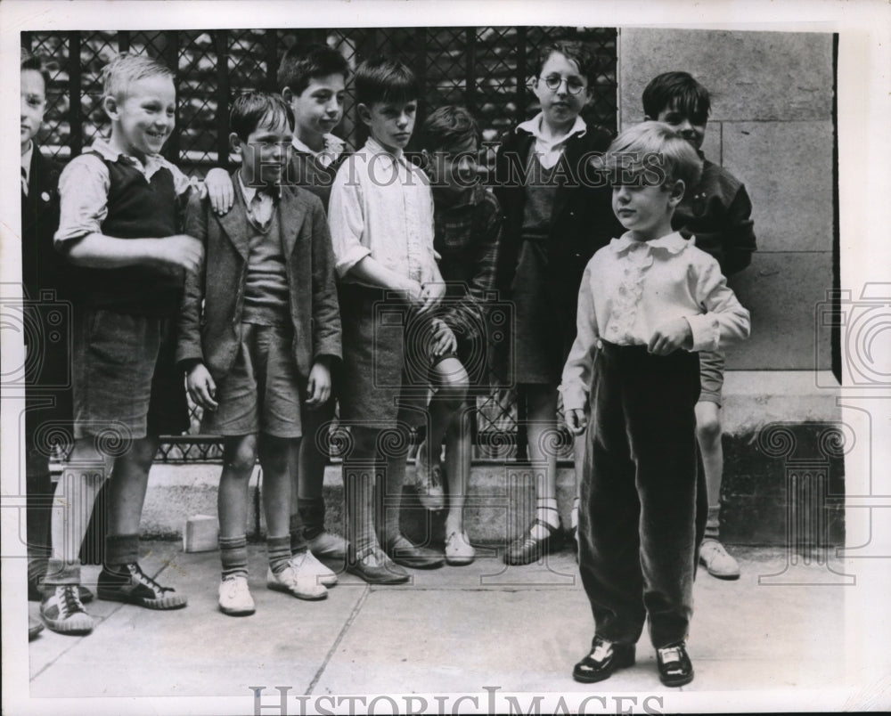 1950 Press Photo Age 4 Wedding Page Nicholas Goodman in Fancy Clothing-Historic Images