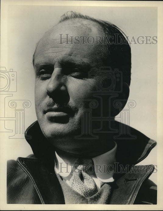 1935 Press Photo Richard Day, Art Director on "Affairs of Cellini"-Historic Images