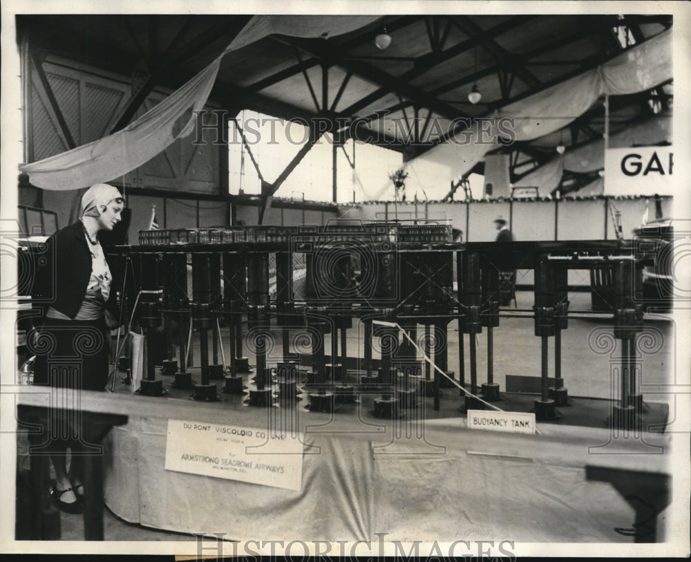 1931 Ms. Hazel Young at the Chicago National Boat Show-Historic Images