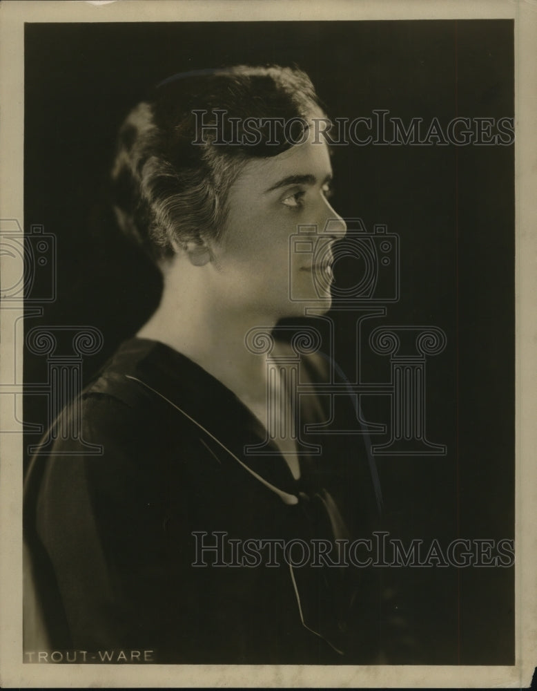 1931 Press Photo Miss Margaret Johnson, Woman Voter - Historic Images