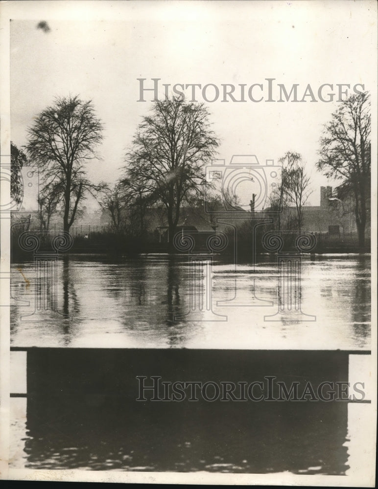 1929 Press Photo Sunrise in Thames River in Richmond, England- Historic Images