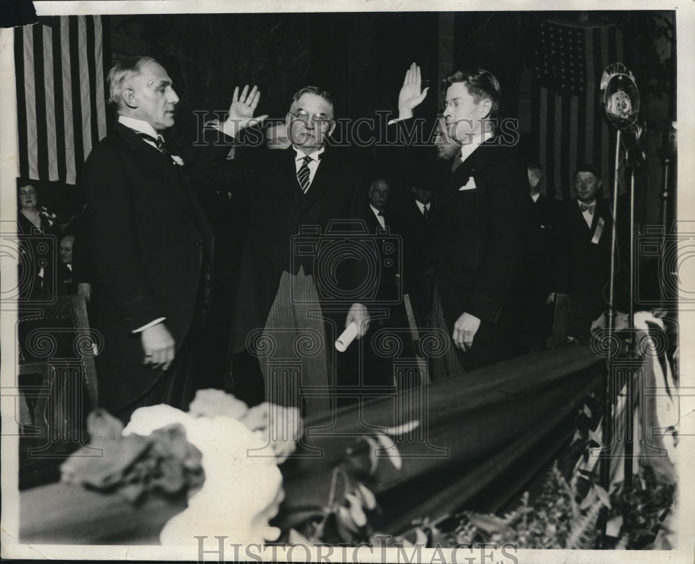 1931 Press Photo Philip La Follette son of late Bob in Governors Wisc. mansion-Historic Images