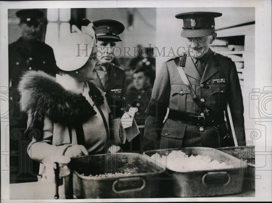 1938 King & Queen of England visit Aldershot Command-Historic Images