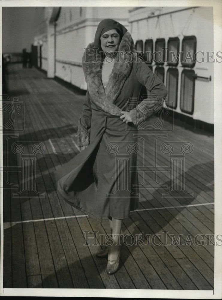 1931 Lady Tichborne of England Arriving in New York-Historic Images