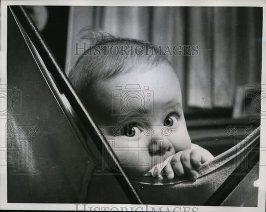 1958 Irondequoiy NY Daniel Montanus age 11 months - Historic Images