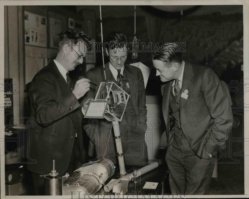 1926 Press Photo Dr Leon Curtiss Wash DC, Dr A Artin, Dr Ken Sherman - Historic Images