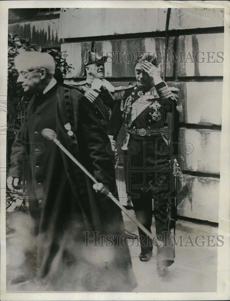 1933 Press Photo The Prince of Wales at St Paul&#39;s Cathedral-Historic Images