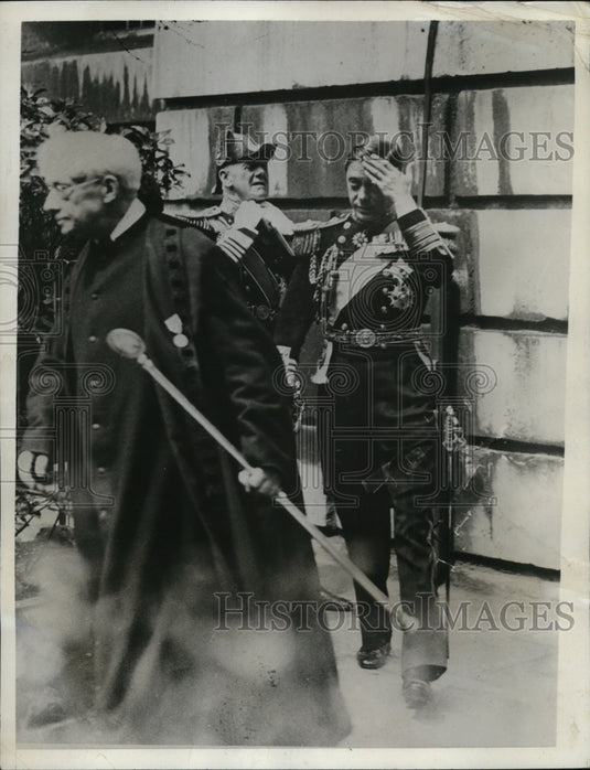 1933 Press Photo The Prince of Wales at St Paul's Cathedral-Historic Images