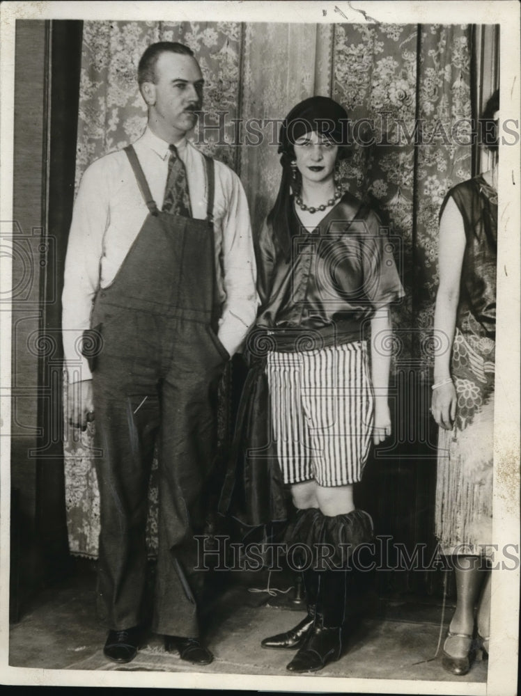 1926 Press Photo Major John A Warner Emily Smith at Costume Ball Albany New York-Historic Images