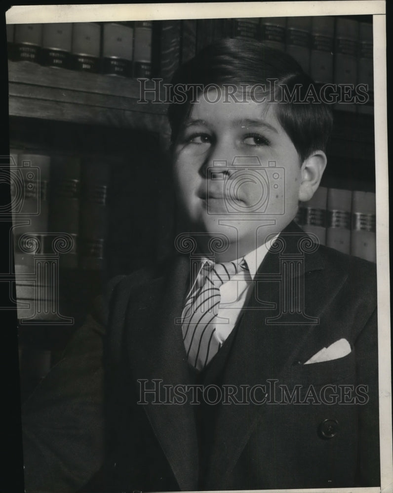 1938 Press Photo Christy Walsh Jr Sportscaster-Historic Images