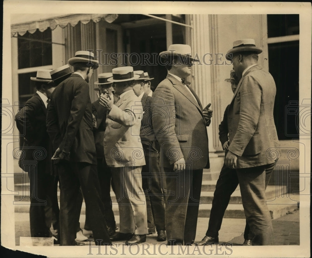 1922 Press Photo John L Lewis United Mine Workers and Secretary of Labor Davis - Historic Images
