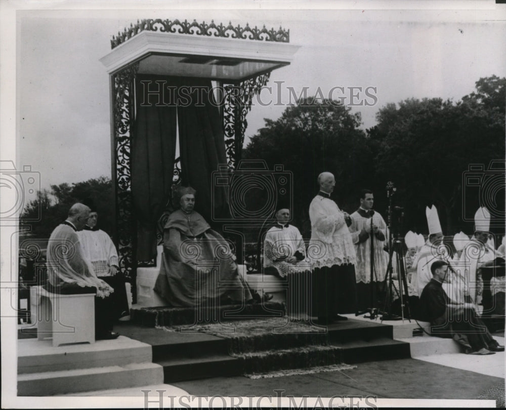 1938 Press Photo George Cardinal Mundelien  at National Eucharistic Congress - Historic Images