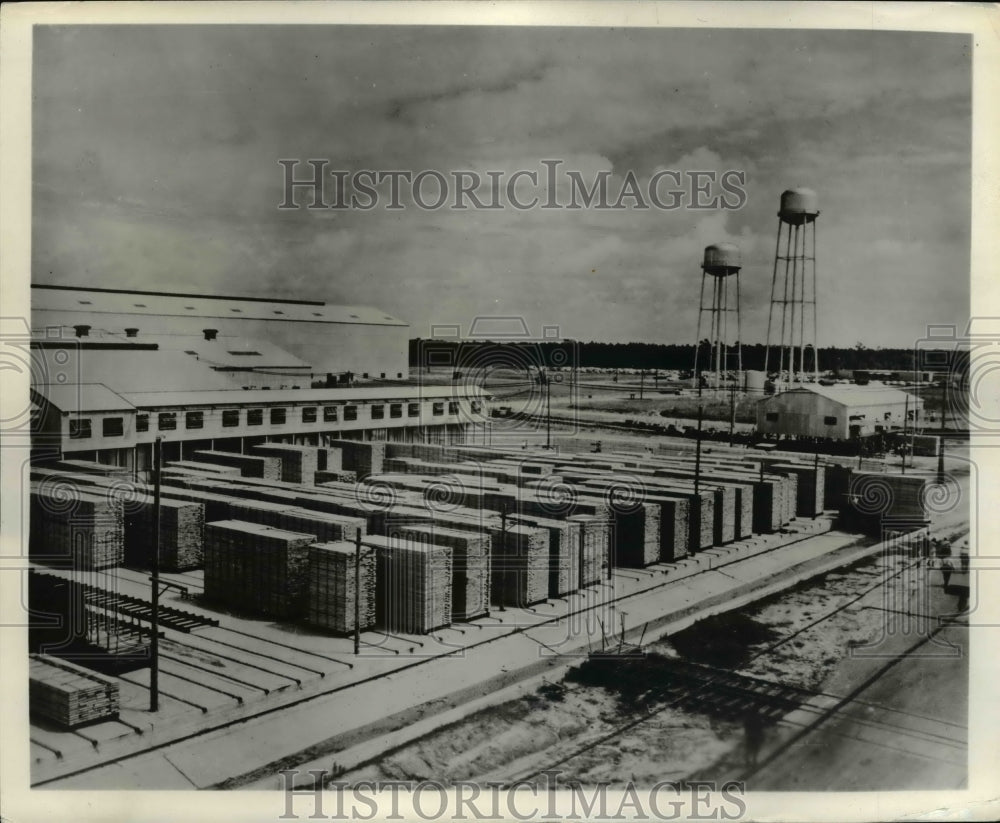 1964 Press Photo Dried Kilns at Modern mill Southern Pine Lumber-Historic Images