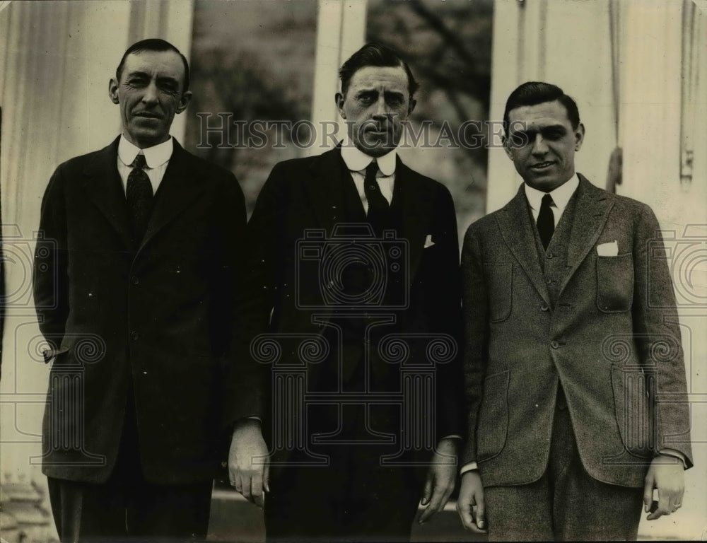 1922 Press Photo White House Correspondent Assn Russell Young, Frank Statson - Historic Images