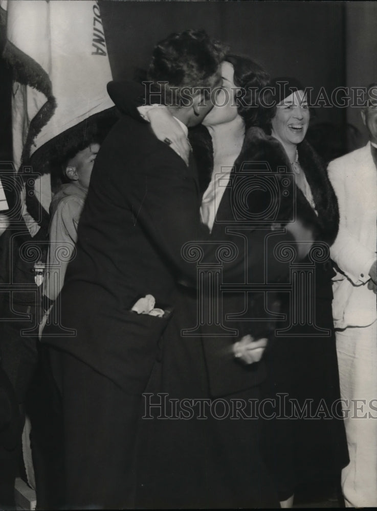 1931 Commander of American Legion Henry Stevens and Wife in New York - Historic Images