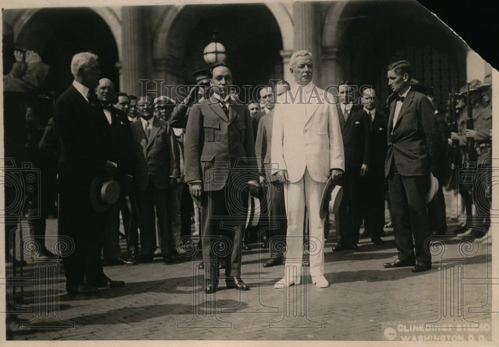 1918 Press Photo Baltasar Brum Foreign Affairs Uruguay Secretary State Lansing - Historic Images