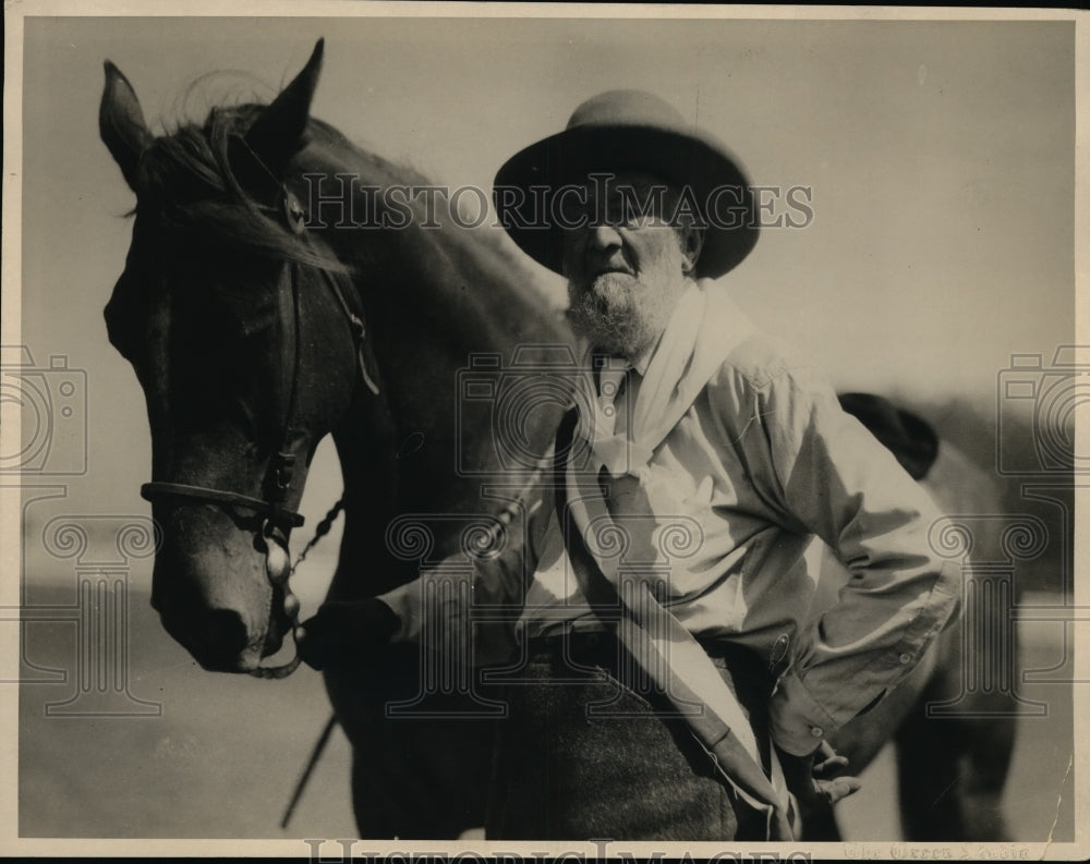 1925 Press Photo John R Heffron Father of California Rodeo-Historic Images