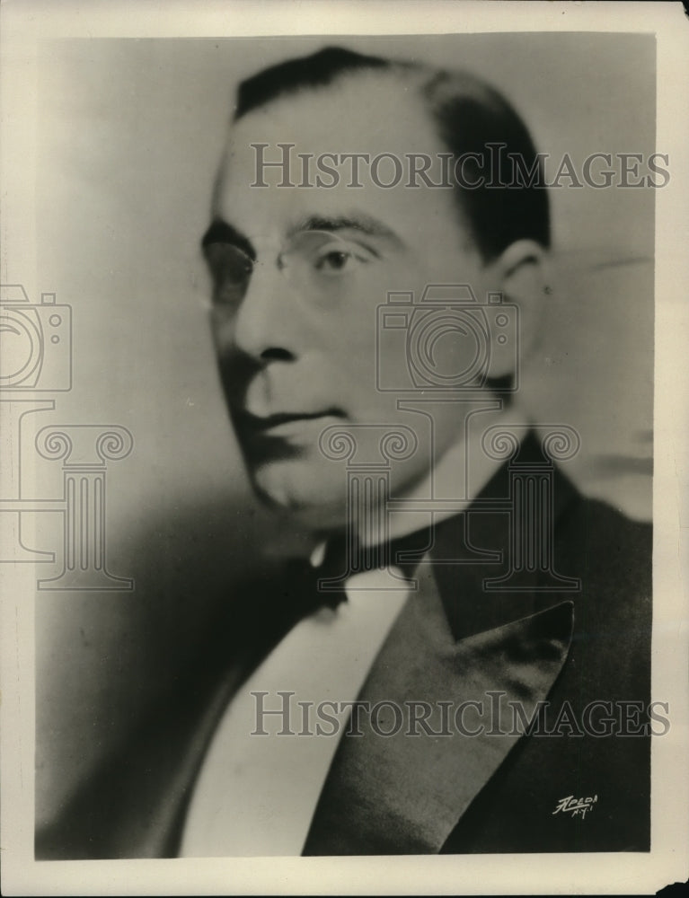 1929 Press Photo Westell Gordon Lyric Tenor of Major Edward Howes Radio Program - Historic Images