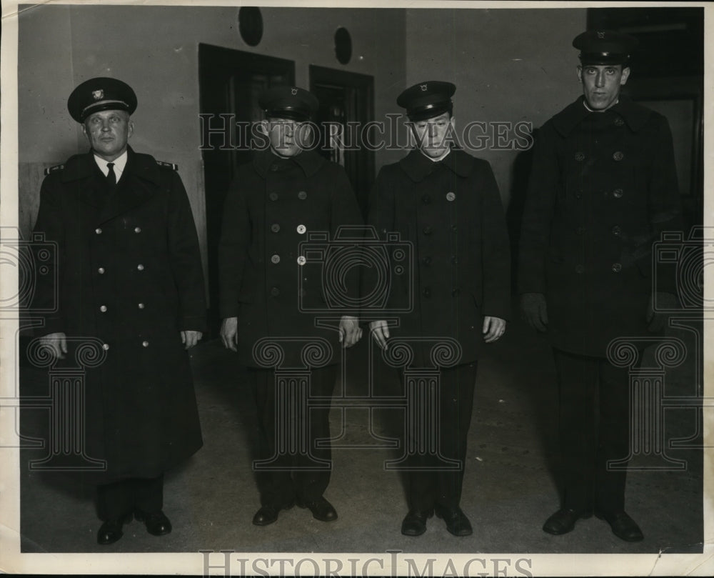 1930 Press Photo Capt Paul Forner, Rudolph Thompson, Orville LaBrent &amp; Asa Ennis - Historic Images