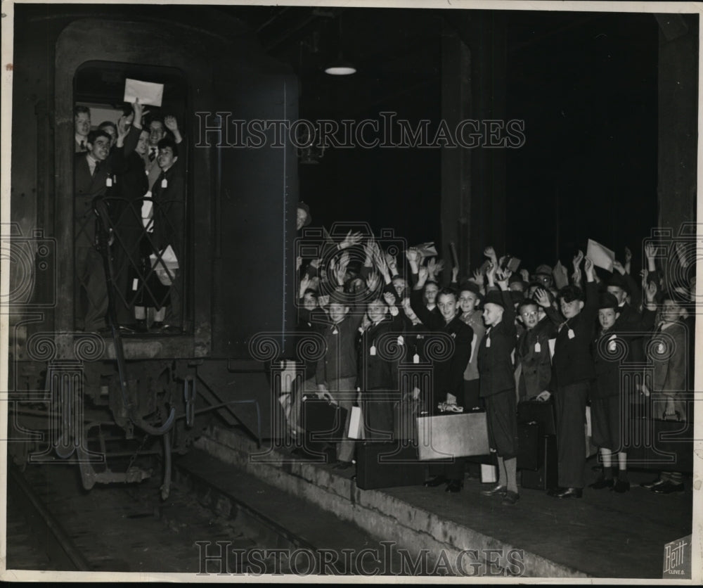 1941 Press Photo Safety Patrol Boys Going to Washington-Historic Images