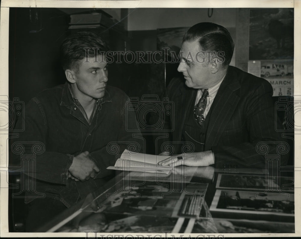 1939 William Vaughn &amp; William Penprase of Sheriffs Bureau Investigat - Historic Images