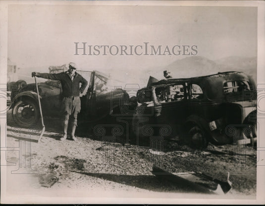 1936 Press Photo San Francisco Chester Locey killed in auto crash & three others-Historic Images