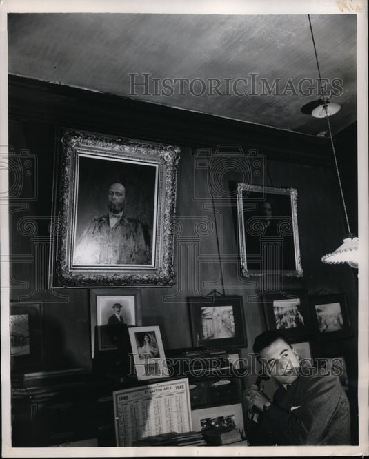 1948 Press Photo Jean Calvet 5th Generation of Family Operating Winery at Bordea-Historic Images