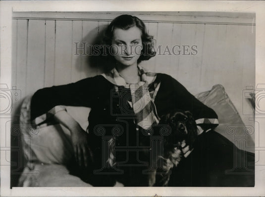 1937 Press Photo Mrs Dres Pearson Wife of Washington Newspaper Columnist - Historic Images