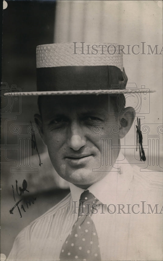 1919 Press Photo Ray Archer Willard's Business Manager-Historic Images