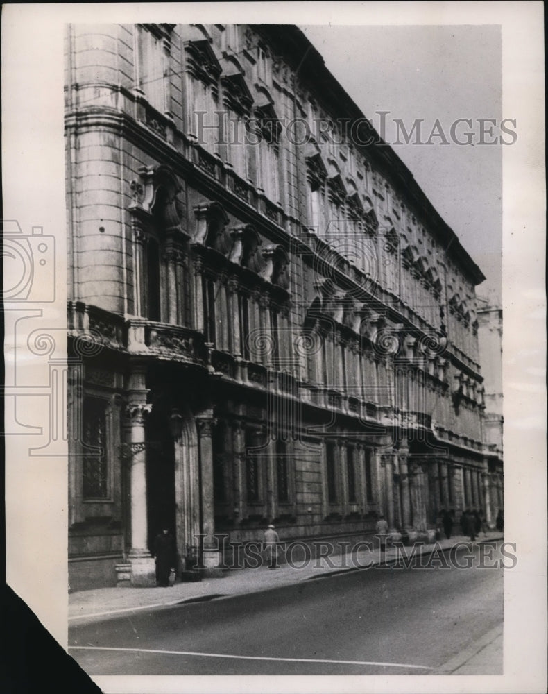 1938 Press Photo The Doria Palace In Rome-Historic Images