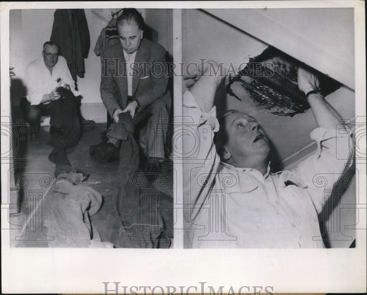 1954 Warden John C Beaston Cumberland County Jail & Detective Murphy - Historic Images