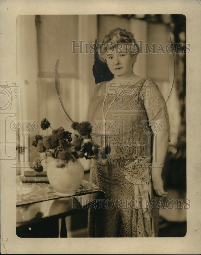1925 Press Photo Mrs John N Bentley at Rotary International Convention-Historic Images