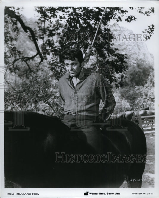 1959 Press Photo Scene from These Thousand Hills - ney10415 - Historic Images