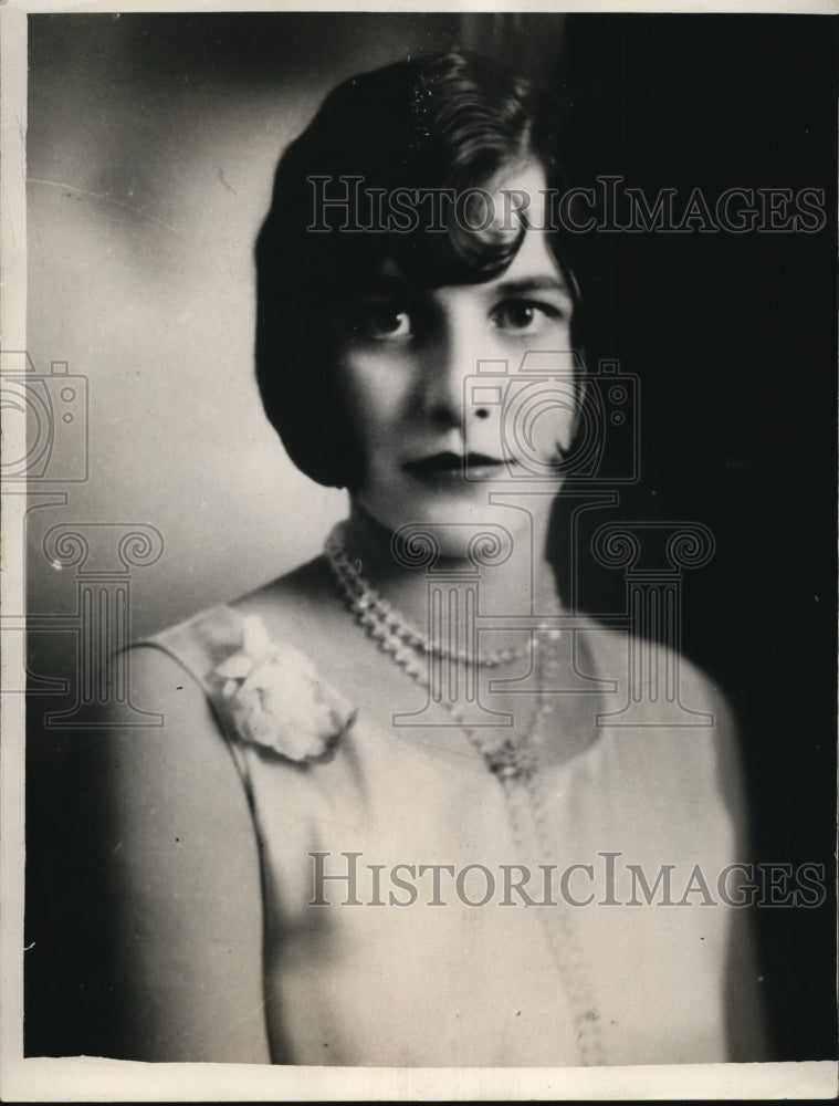 1929 Press Photo Hilda Floe of Randle Washington - ney10422-Historic Images