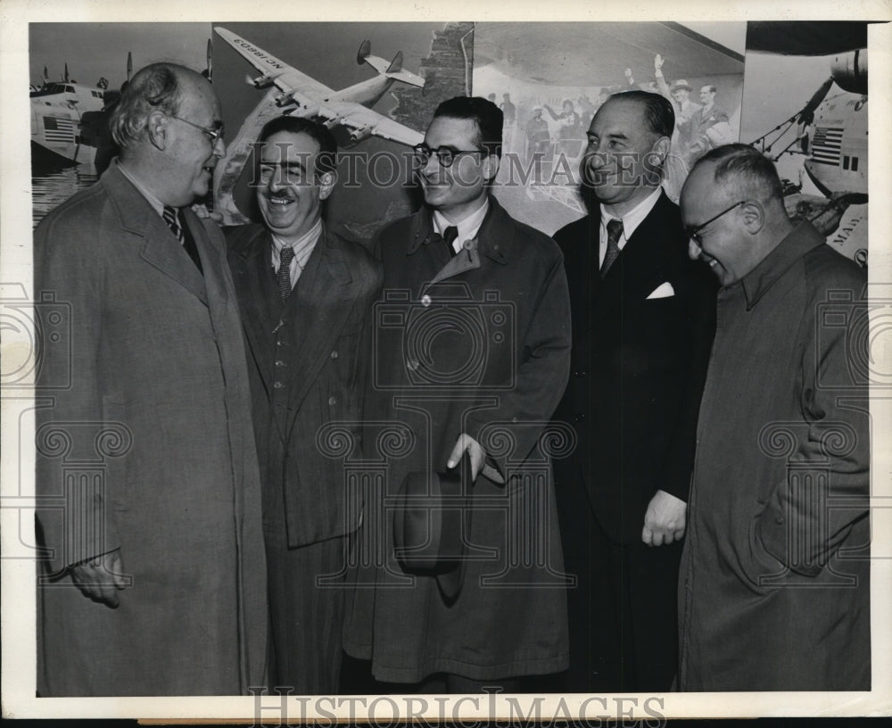 1942 Five Turkish Newspaper Men in New York  - Historic Images