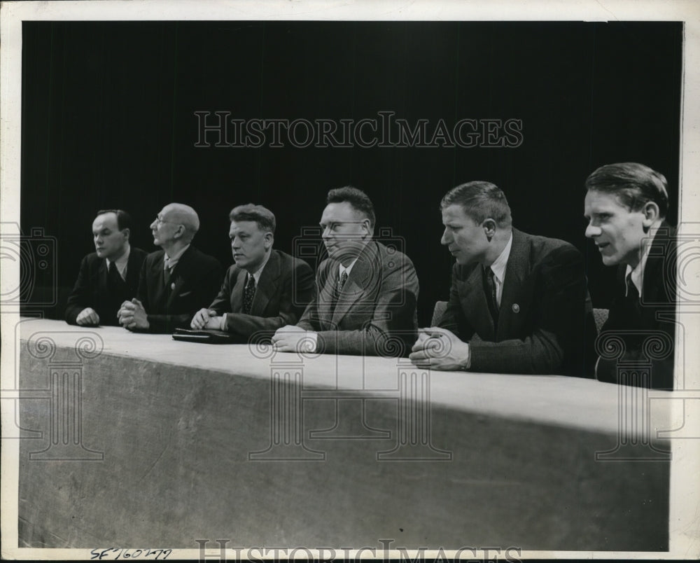 1945 Press Photo Delegates from the Byelorussian Soviet Socialist Republican-Historic Images