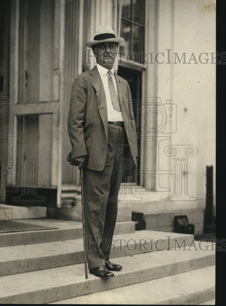 1923 Press Photo George Otis Smith of Coal Commission at White House - ney12044 - Historic Images