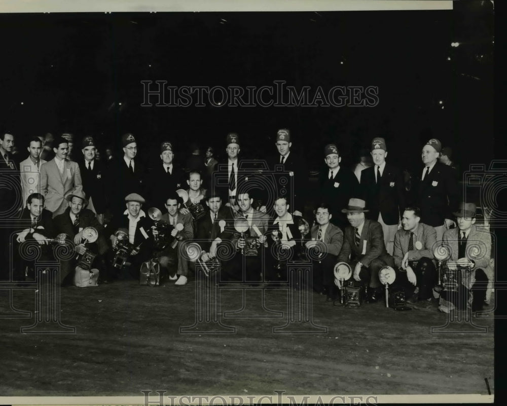 1938 News Photographers at Shriners 3 - Historic Images