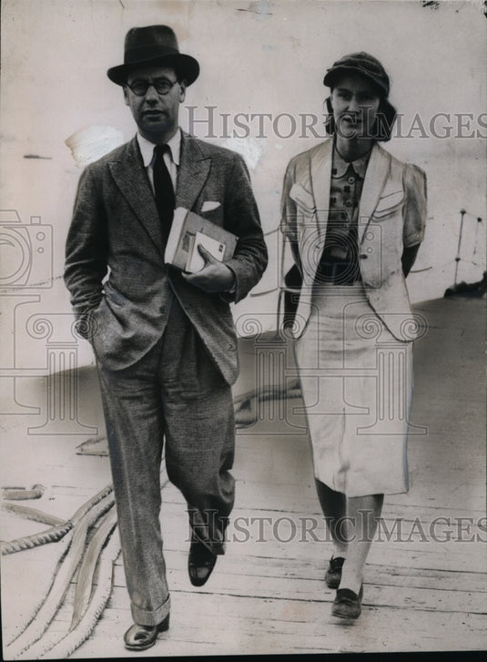 1941 Press Photo Mr Malcolm MacDonald High Commissioner of Canada & His Sister-Historic Images