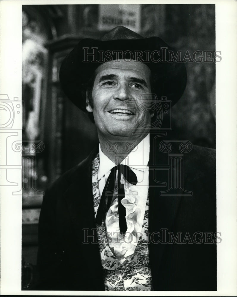 1981 Press Photo Actor James Garner in &quot;Bert Maverick&quot; - ney13779-Historic Images