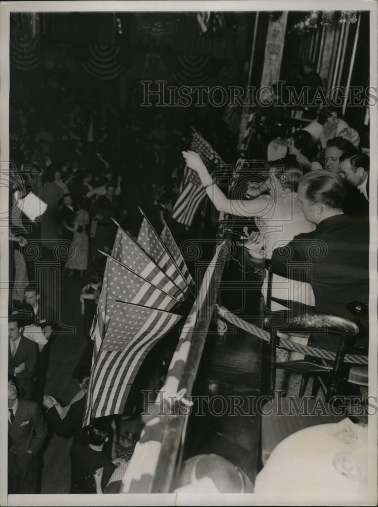 1936 Anna Roosevelt Boettiger at Jefferson Day Dinner, New York - Historic Images