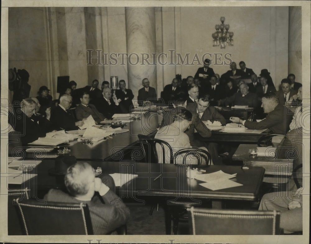 1935 Press Photo General Hugh johnson Testifying for Senate NRA Probe-Historic Images