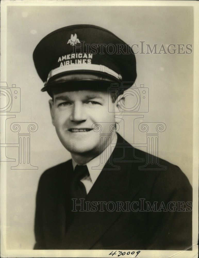 1937 American Airlines Pilot Clement G. Mitchell, Jr.  - Historic Images