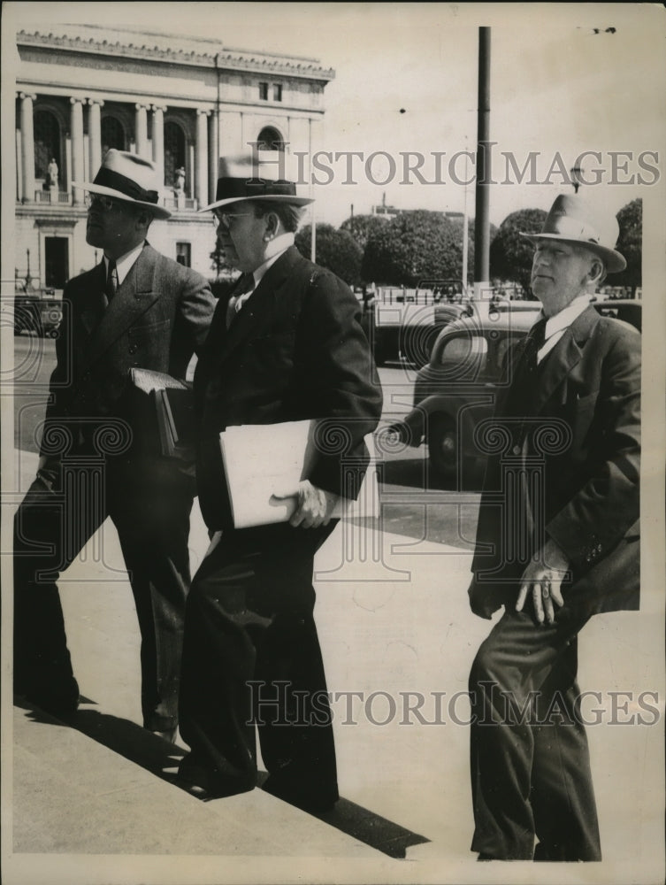 1937 Press Photo Tom Mooney Bombing Case of 1916 Asking for New Trial - Historic Images