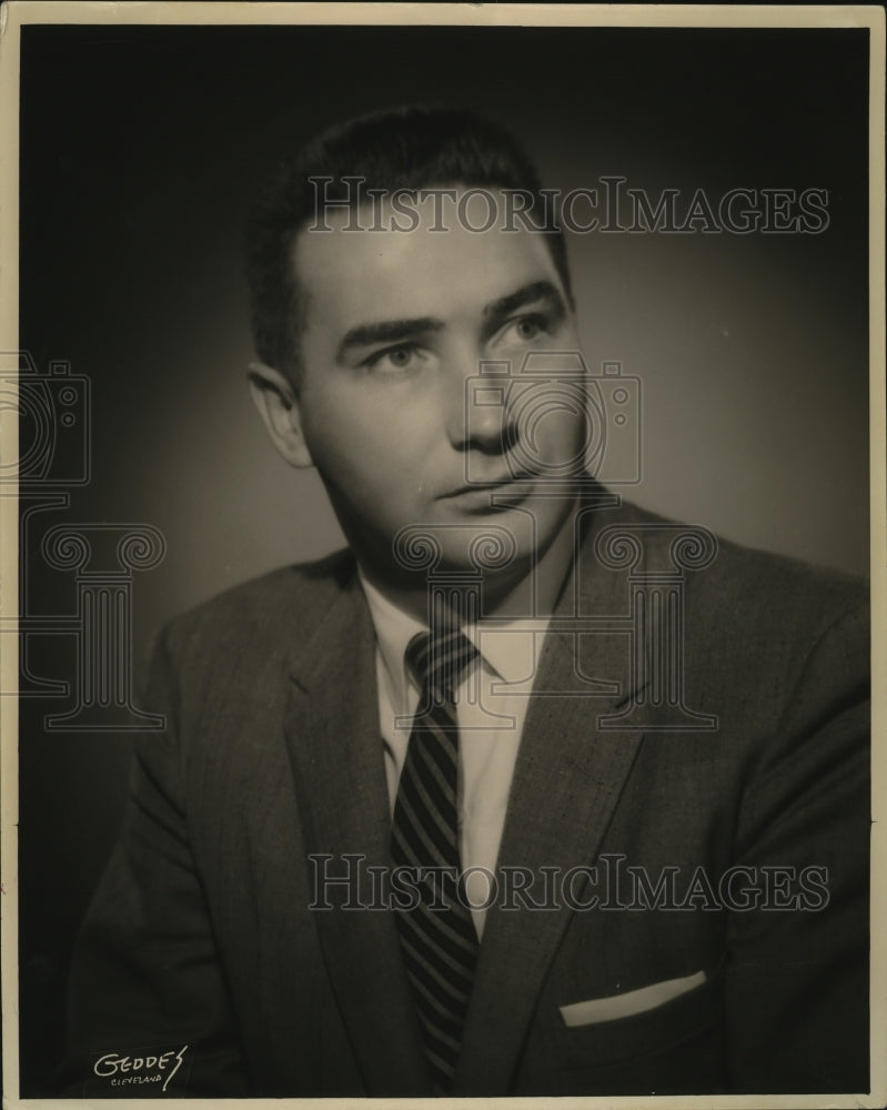 1962 Press Photo John C. McGroder Manager of Cleveland Brokeage Agency-Historic Images