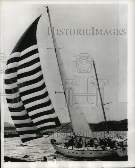 1968 Press Photo Racing Yacht "Ondine" in Sydney Hobart Race - Historic Images